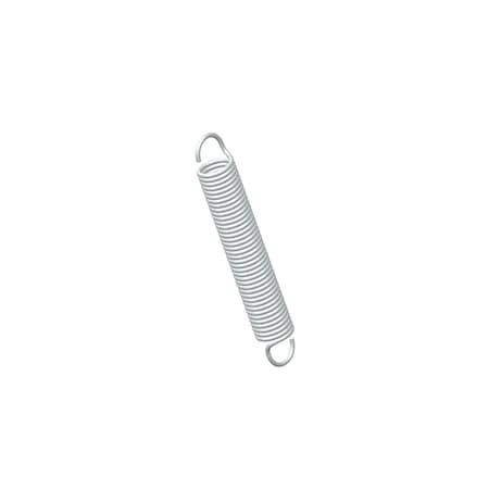 Extension Spring, O= .500, L= 3.38, W= .062